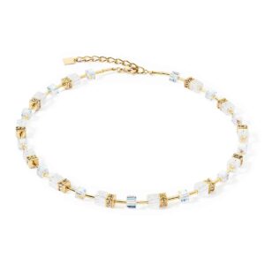 GeoCUBE® Gold-White Necklace