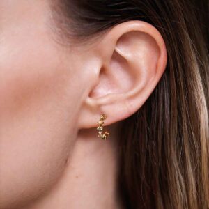 Glory earrings in 18k gold plated 925 silver