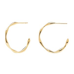 Vanilla Gold earrings in 18k gold plated 925 silver