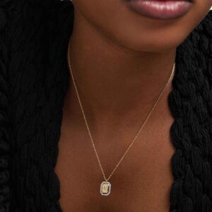 Zodiac Pisces necklace in 18k gold plated 925 silver