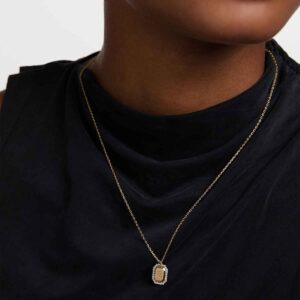 Zodiac Leo necklace in 18k gold plated 925 silver