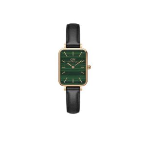 Quadro Pressed Sheffield Green Rose Gold Watch