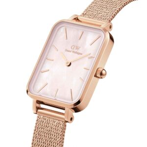 Quadro Pressed Melrose Mop Rose Gold Watch