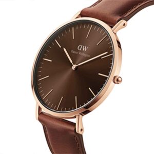 Classic Revival St Mawes Amber Rose Gold Watch