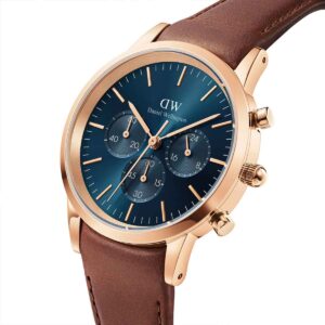 Iconic Chronograph St Mawes Arctic Sunray Rose Gold Watch