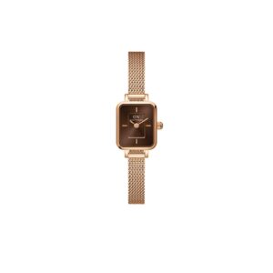 Quadro Mini Melrose Amber Sunray Rose Gold Watch
