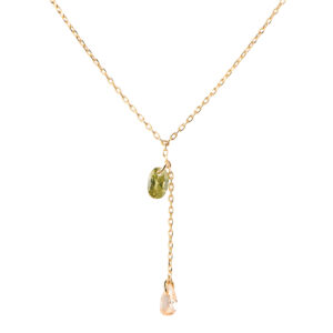 Color Linda Necklace in 18k Gold Plated 925 Silver