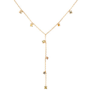 Color Jane Necklace in 18k Gold Plated 925 Silver