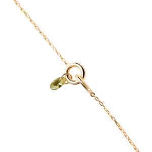 Green Lily Color Bracelet in 18k Gold Plated 925 Silver