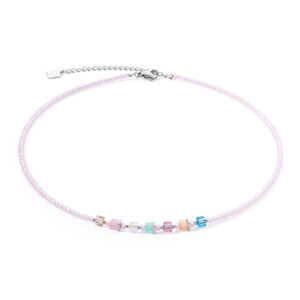 Joyful Multicolor Pink Necklace