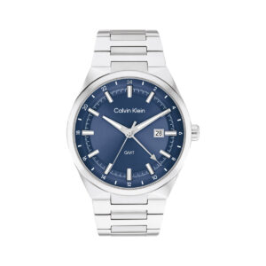 DISTINGUISH GMT SILVER WATCH