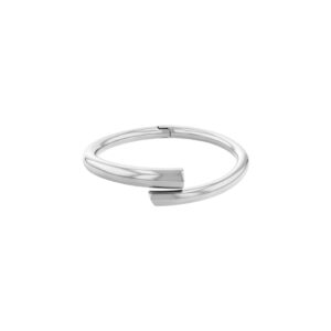 BANGLE CK SPIRAL SILVER