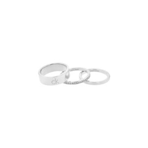 CK TRIO SILVER RINGS