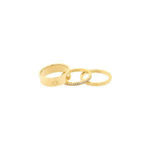 CK TRIO RINGS YELLOW GOLD