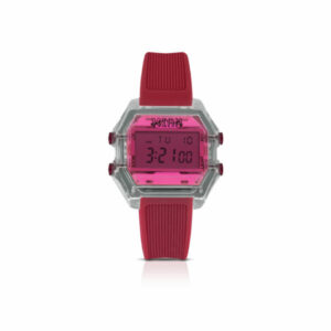 IAM DIGITAL SIZE M - Transparent green case and pink strap