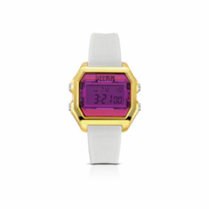 IAM DIGITAL SIZE M - Gold case and white strap