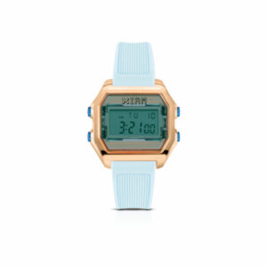 IAM DIGITAL SIZE M - Rose gold case and light blue strap