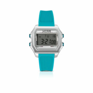 IAM DIGITAL SIZE L - Grey case and aqua green strap