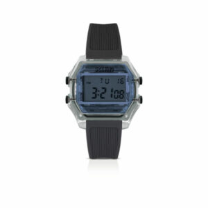 IAM DIGITAL SIZE L - Transparent grey case and black strap